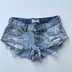 One Teaspoon Denim Shorts